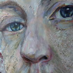 Sarah Spencer - Self 6.14 - 2014 - 53 x 60cm - Oil on panel
