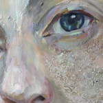 Sarah Spencer - Self 6.14 detail - 2014 - 53 x 60cm - Oil on panel