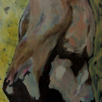 Sarah Spencer - Torso - 2014 - 28 x 38cm - Oil on panel