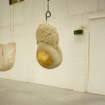 Sarah Spencer - Proven Wrong - 1998 - Limestone, gold leaf and pigment